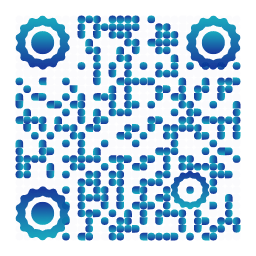 Example customized output from the Text QR Generator