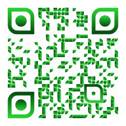 Example customized output from the Business Page QR Generator