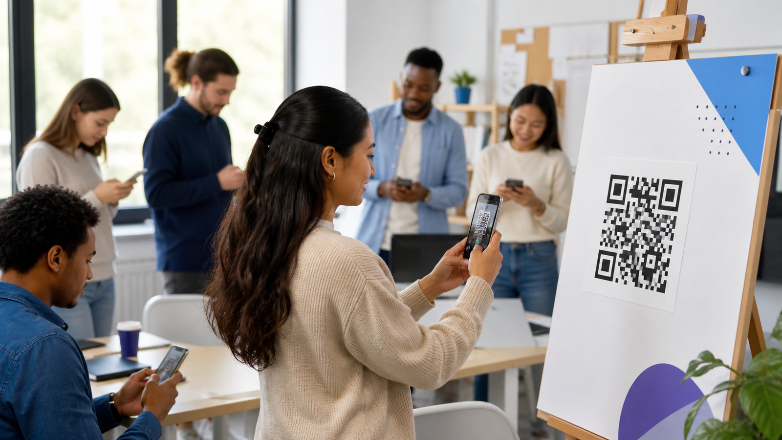 QR Codes for Event Registration and Check-In illustration